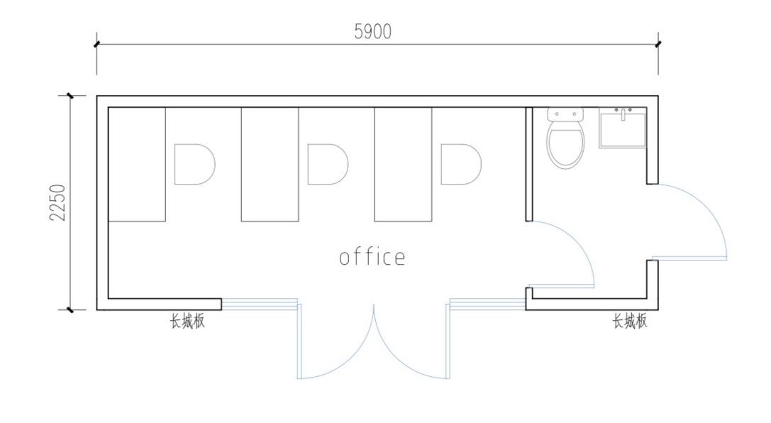 Plan BUREAU 5,90 M