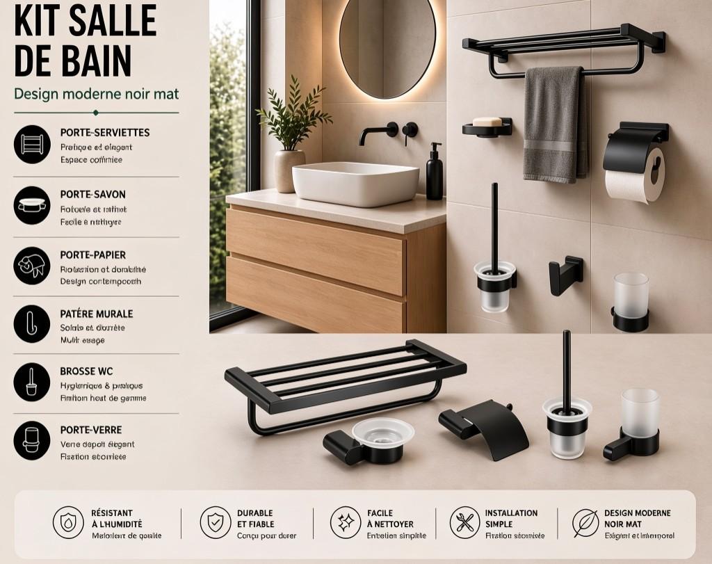Kit salle de bains