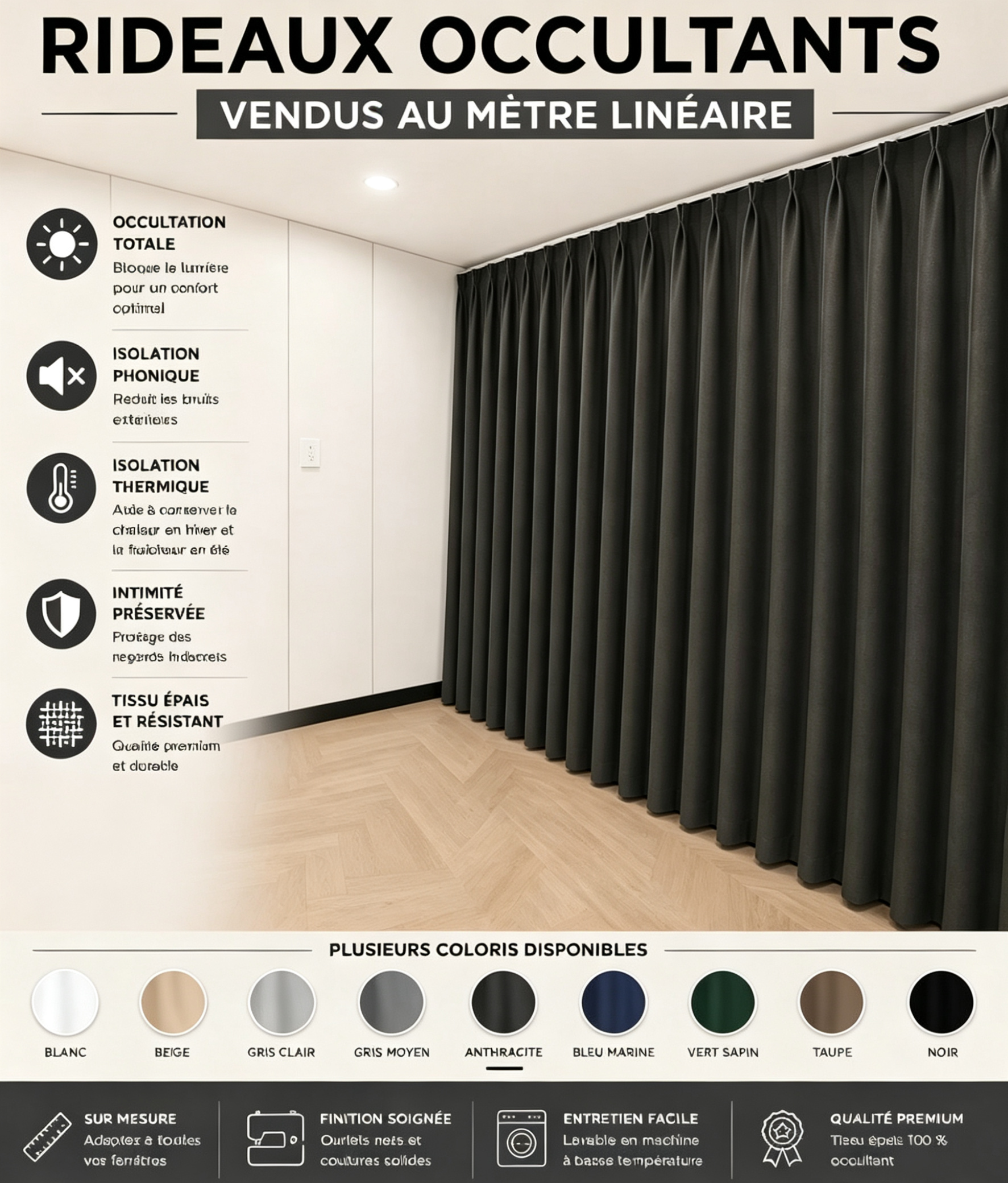 Rideaux occultants